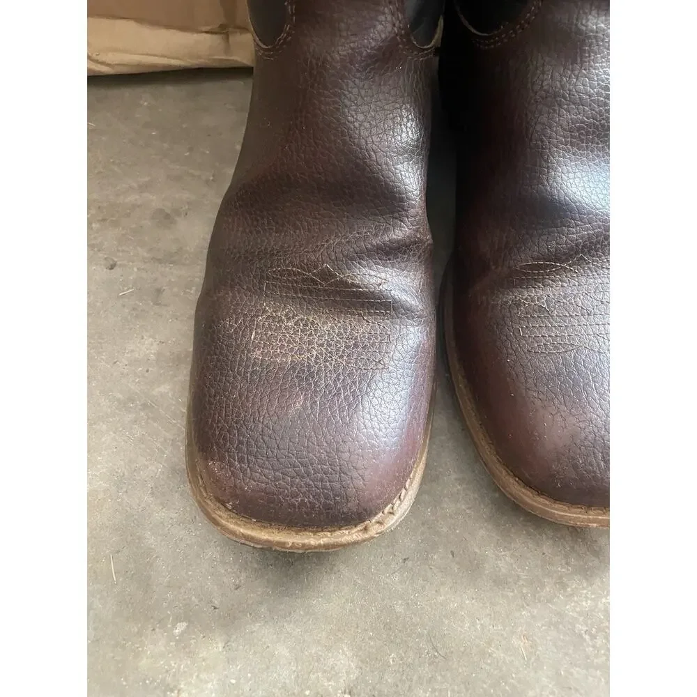 Austin Trading Co Youth Cowboy‎ Boots Brown Western Size Youth Boys 6